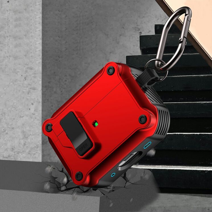 Защитный чехол Deexe Defender Armor для Apple AirPods Pro 3 - Purple (390131V) Защитный чехол Deexe Defender Armor для Apple AirPods Pro 3 - Purple: фото 5 из 9