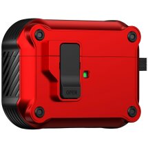 Защитный чехол Deexe Defender Armor для Apple AirPods Pro 3 - Red: фото 1 из 9