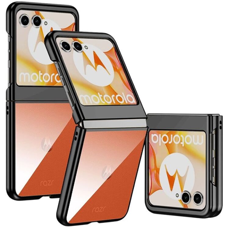 Защитный чехол Deexe Electra Case для Motorola Razr 50 / Razr 70 - Black: фото 1 из 8
