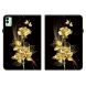 Защитный чехол Deexe Flower для TECNO Megapad 11 - Gold Butterfly Rose (375500B). Фото 7 из 7