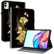 Защитный чехол Deexe Flower для TECNO Megapad 11 - Gold Butterfly Rose (375500B). Фото 1 из 7