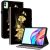 Защитный чехол Deexe Flower для TECNO Megapad 11 - Gold Butterfly Rose: фото 1 из 7