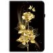 Защитный чехол Deexe Flower для TECNO Megapad 11 - Gold Butterfly Rose (375500B). Фото 5 из 7