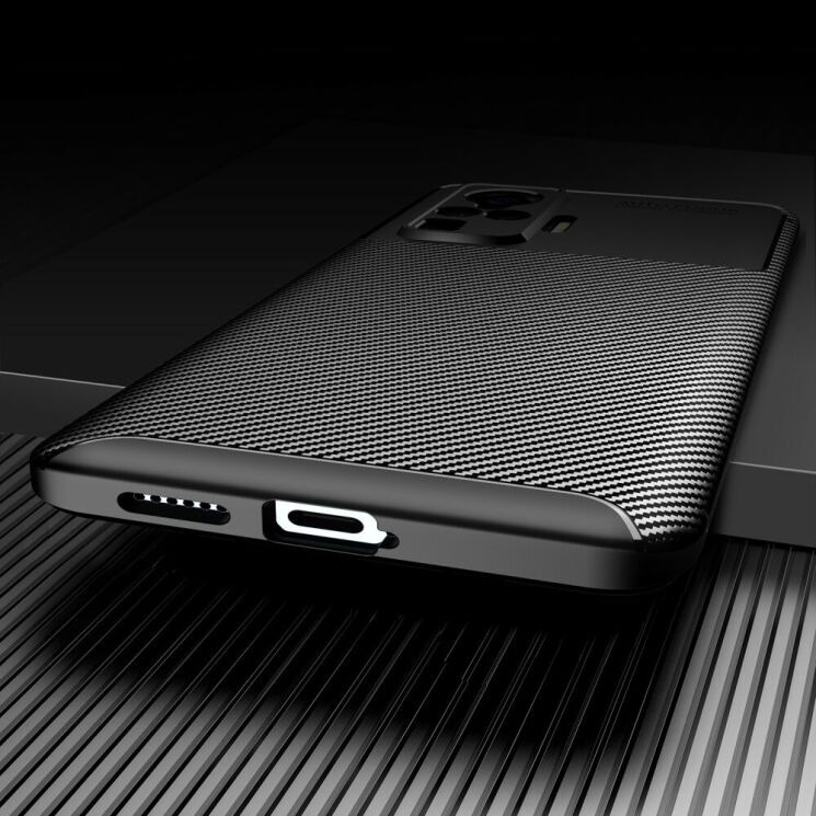 Захисний чохол Deexe Fusion для VIVO X50 Pro - Brown: фото 6 з 10