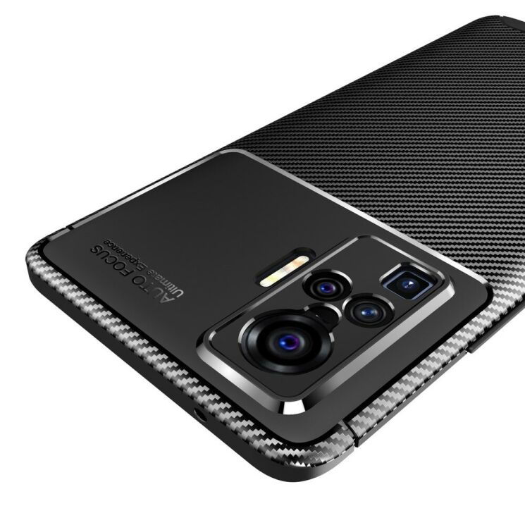 Защитный чехол Deexe Fusion для VIVO X50 Pro - Black: фото 8 из 16