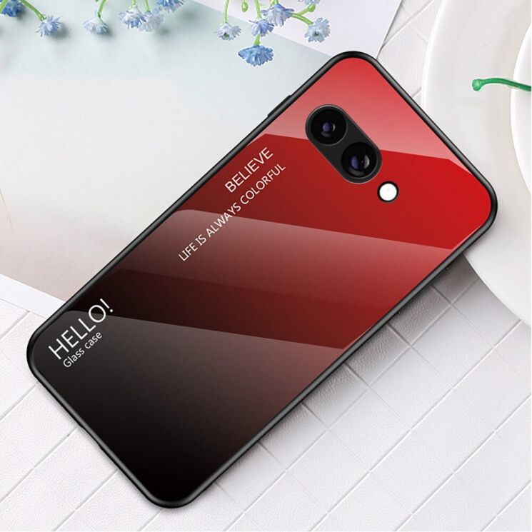 Захисний чохол Deexe Gradient Color для Google Pixel 9a - Red / Black: фото 2 з 15