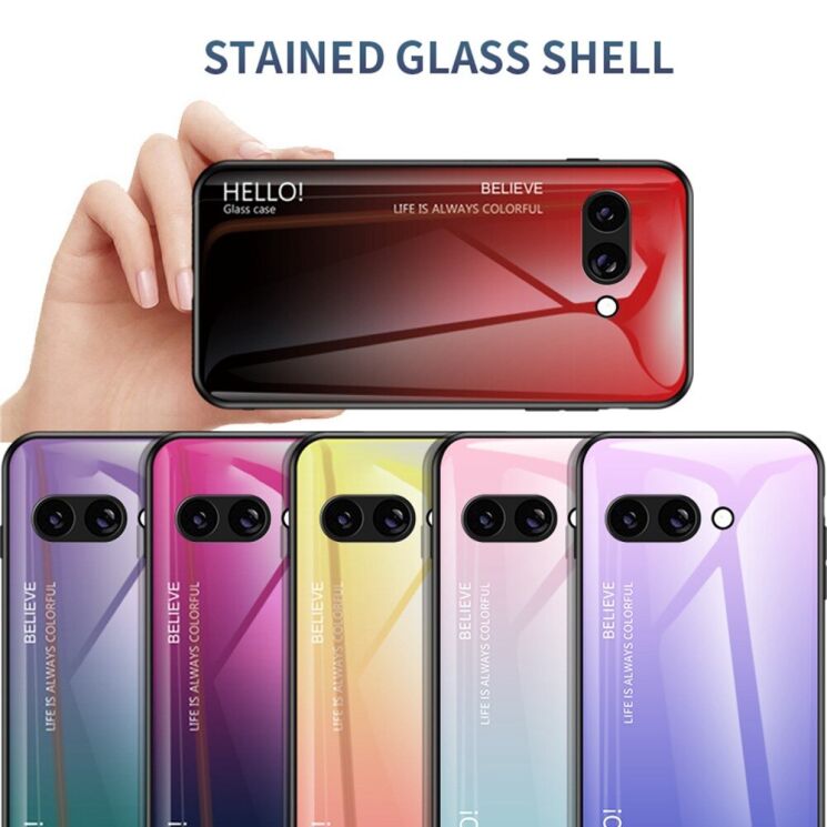 Захисний чохол Deexe Gradient Color для Google Pixel 9a - Red / Black: фото 7 з 15