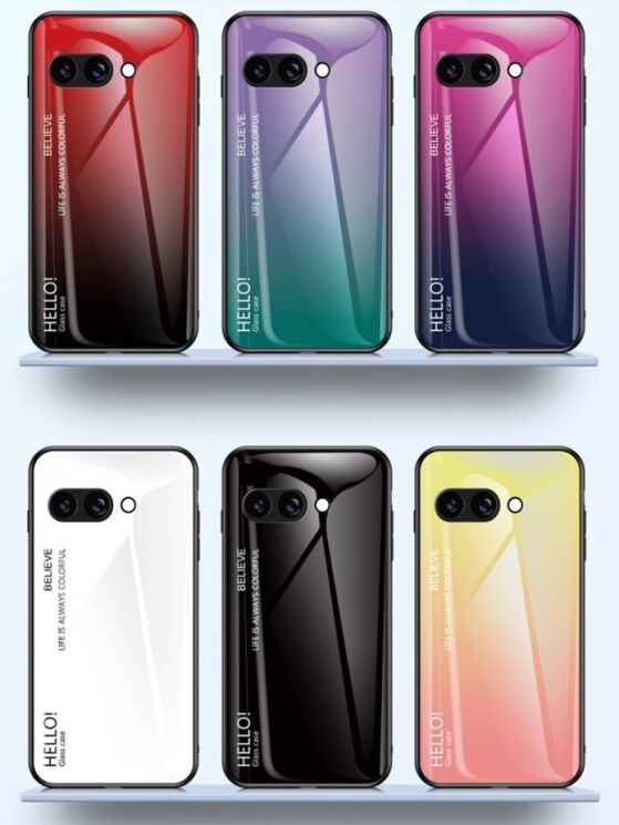 Захисний чохол Deexe Gradient Color для Google Pixel 9a - Red / Black: фото 14 з 15