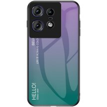 Защитный чехол Deexe Gradient Color для Motorola Edge 50 Pro - Purple: фото 1 из 12