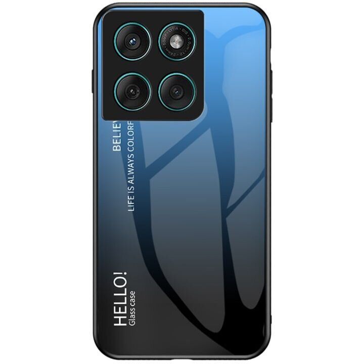 Защитный чехол Deexe Gradient Color для Motorola Edge 60 / Edge 60 Fusion - Blue / Black: фото 1 из 11
