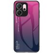 Захисний чохол Deexe Gradient Color для OPPO Reno 14 F/FS - Rose (388308RO)