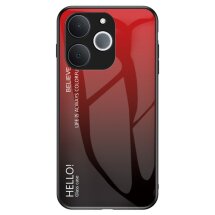 Защитный чехол Deexe Gradient Color для Realme Note 70 - Red / Black: фото 1 из 9