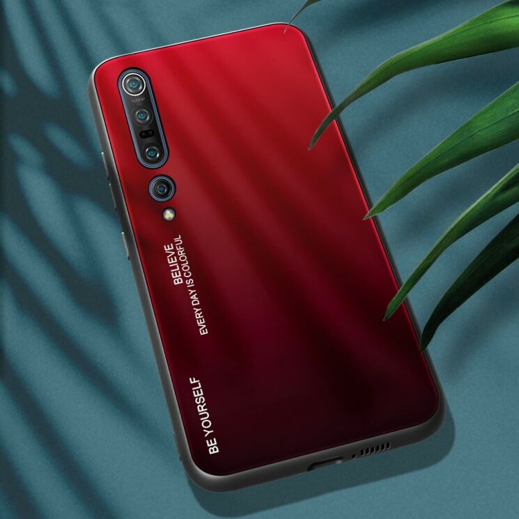 Защитный чехол Deexe Gradient Color для Xiaomi Mi 10 Pro - Red / Black: фото 2 из 3