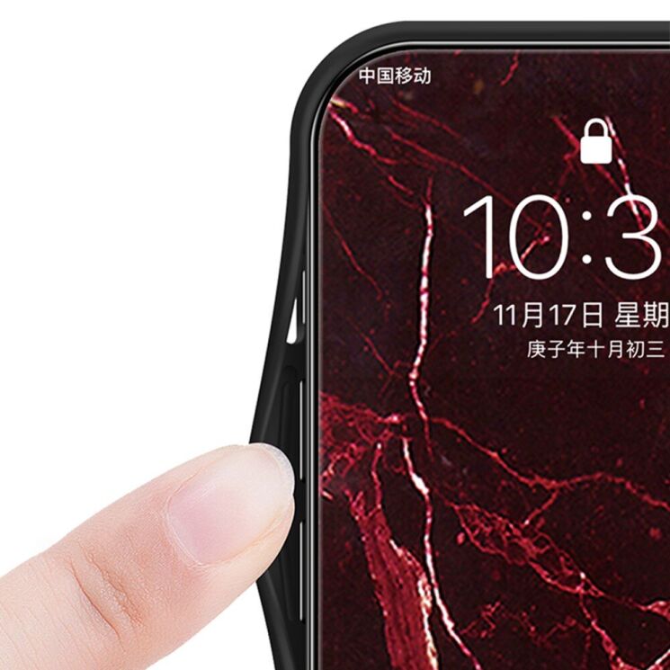 Защитный чехол Deexe Gradient Pattern для Apple iPhone 16 Pro Max - Black: фото 6 из 8