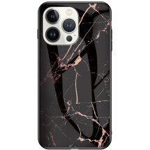 Защитный чехол Deexe Gradient Pattern для Apple iPhone 16 Pro Max - Black / Gold: фото 1 из 8