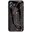Защитный чехол Deexe Gradient Pattern для Apple iPhone 16 - Black / Gold (360728BF)