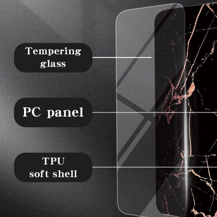 Захисний чохол Deexe Gradient Pattern для Apple iPhone 16 - Black: фото 4 з 9