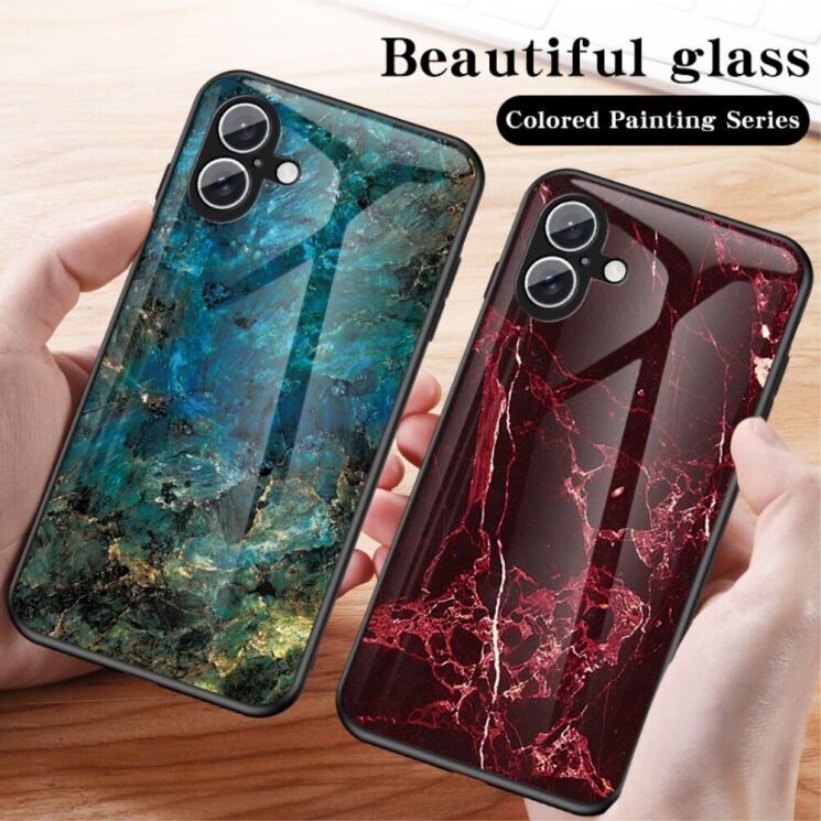 Захисний чохол Deexe Gradient Pattern для Apple iPhone 16 - Black: фото 9 з 9