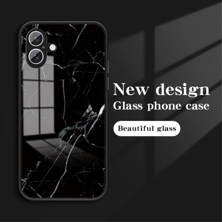 Захисний чохол Deexe Gradient Pattern для Apple iPhone 16 - Black: фото 2 з 9