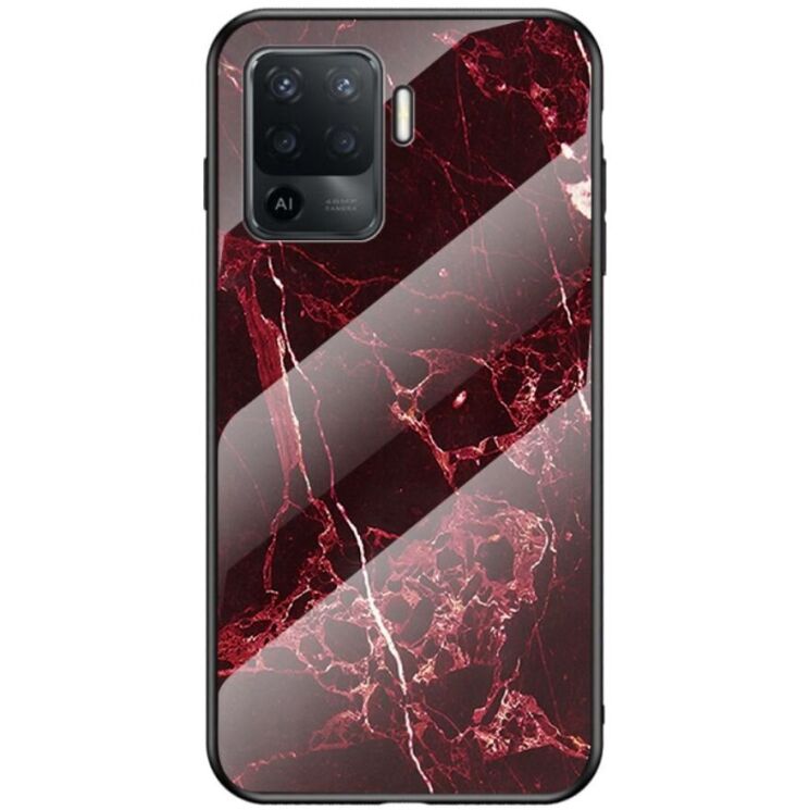Защитный чехол Deexe Gradient Pattern для OPPO Reno 5 Lite - Red: фото 1 из 9