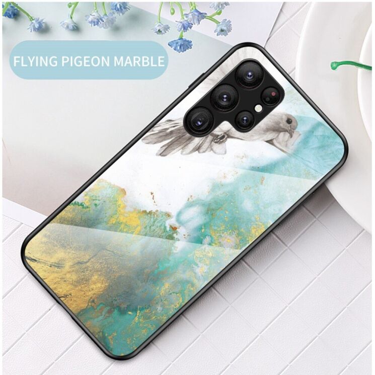 Защитный чехол Deexe Gradient Pattern для Samsung Galaxy S23 Ultra - Flying Pigeon: фото 2 из 4