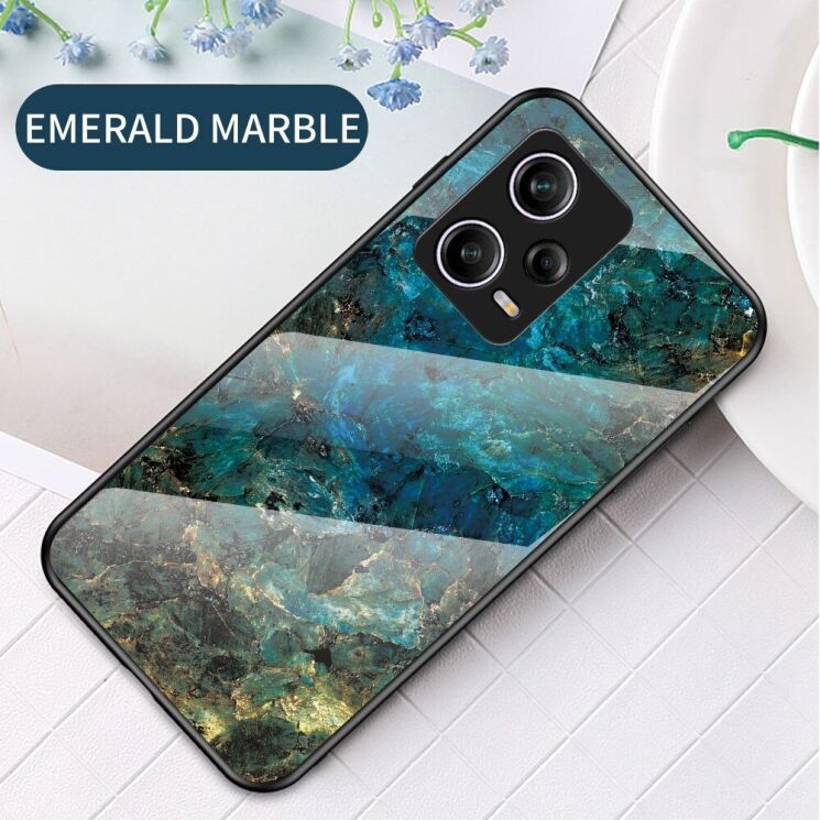 Захисний чохол Deexe Gradient Pattern для Xiaomi Redmi Note 12 Pro 5G - Emerald: фото 2 з 9