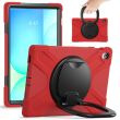 Защитный чехол Deexe Hand Grip для Samsung Galaxy Tab S10 FE Plus - Red (378522R)