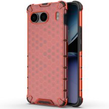Захисний чохол Deexe Honeycomb Series для OnePlus Nord 4 - Red: фото 1 з 5