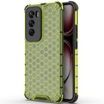 Защитный чехол Deexe Honeycomb Series для OPPO Reno 12 Pro - Green: фото 1 из 5