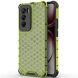 Защитный чехол Deexe Honeycomb Series для OPPO Reno 12 Pro - Green (356904G). Фото 1 из 5