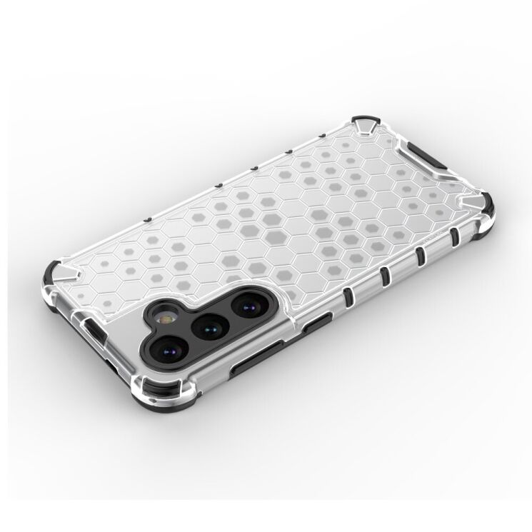 Защитный чехол Deexe Honeycomb Series для Samsung Galaxy S25 Plus (S936) - Grey: фото 4 из 9