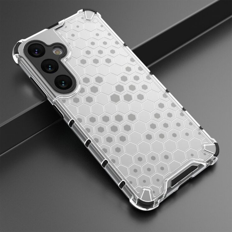 Защитный чехол Deexe Honeycomb Series для Samsung Galaxy S25 Plus (S936) - Grey: фото 6 из 9