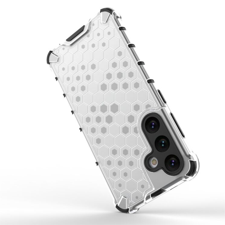 Защитный чехол Deexe Honeycomb Series для Samsung Galaxy S25 Plus (S936) - Grey: фото 2 из 9
