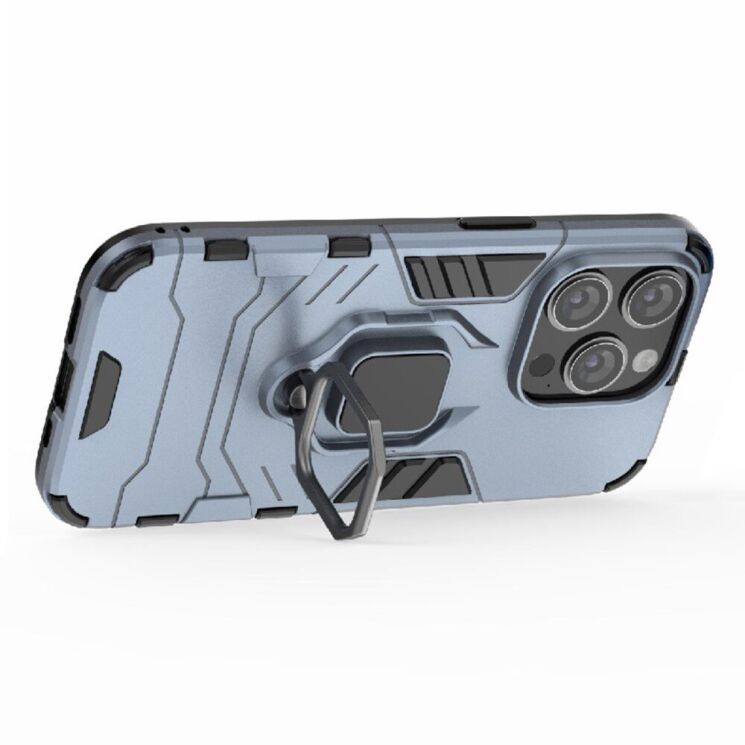 Защитный чехол Deexe Hybrid Case для Apple iPhone 15 Pro - Blue: фото 4 из 7