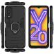 Защитный чехол Deexe Hybrid Case для VIVO Y20 (V2027) / Y12s - Black (268418B). Фото 6 из 11