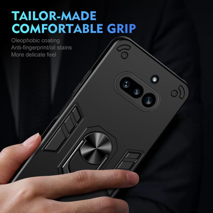 Захисний чохол Deexe Hybrid Shell для Nothing Phone (4a) - Green (411316G) Захисний чохол Deexe Hybrid Shell для Nothing Phone (4a) - Green: фото 5 з 7