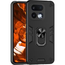 Защитный чехол Deexe Hybrid Shell для Realme 16 Pro - Black: фото 1 из 7