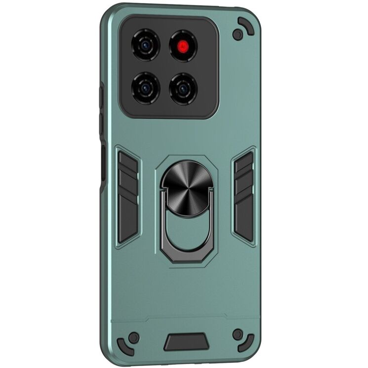 Защитный чехол Deexe Hybrid Shell для ZTE Blade A56 - Green: фото 1 из 7