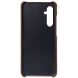 Захисний чохол Deexe Leather Back Cover для Samsung Galaxy S23 FE - Brown (334438Z). Фото 3 з 4