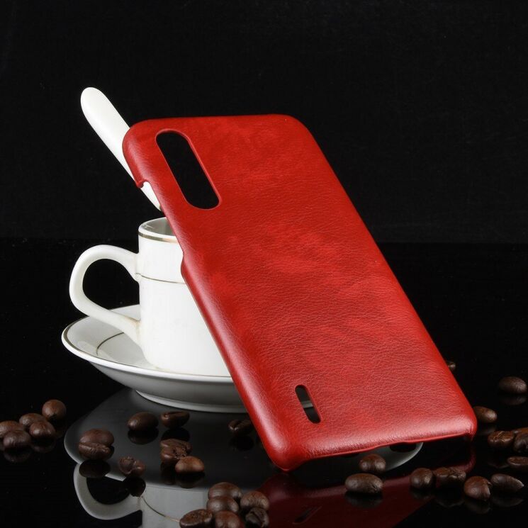 Захисний чохол Deexe Leather Back Cover для Xiaomi Mi CC9 / Mi 9 Lite - Red: фото 6 з 6
