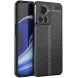 Защитный чехол Deexe Leather Cover для OnePlus Ace / 10R - Black (304209B). Фото 1 из 11