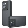 Защитный чехол Deexe Matte Skin для Motorola Edge 50 Neo - Transparent / Black (367150H)