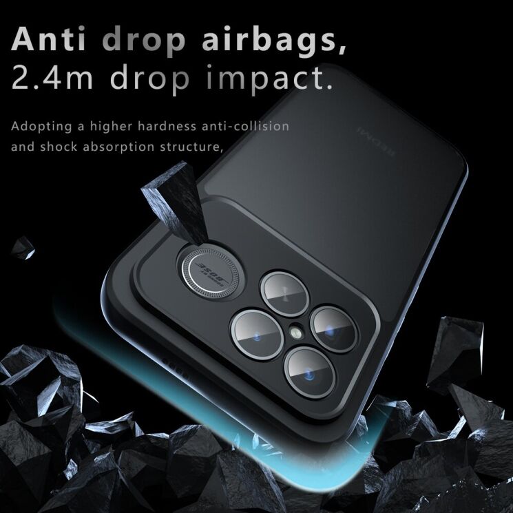 Защитный чехол Deexe Matte Skin для Xiaomi Poco F8 Ultra - Black: фото 7 из 14