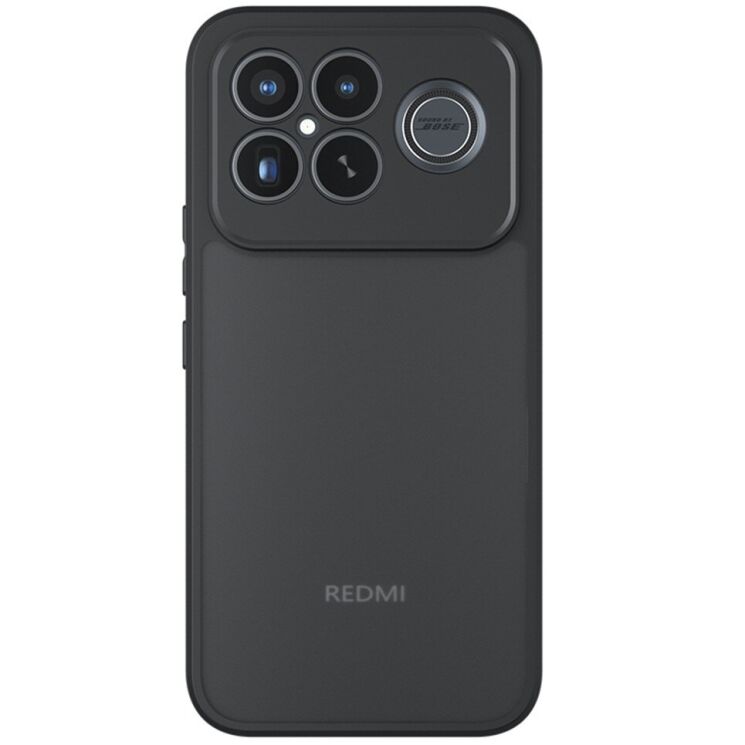 Защитный чехол Deexe Matte Skin для Xiaomi Poco F8 Ultra - Black: фото 1 из 14