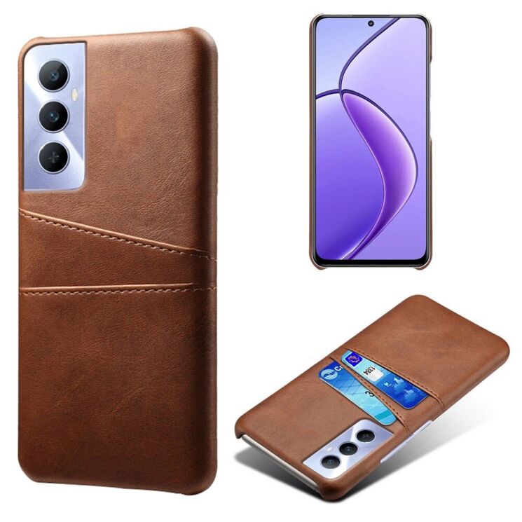 Защитный чехол Deexe Pocket Case для Realme C65 - Brown: фото 1 из 5