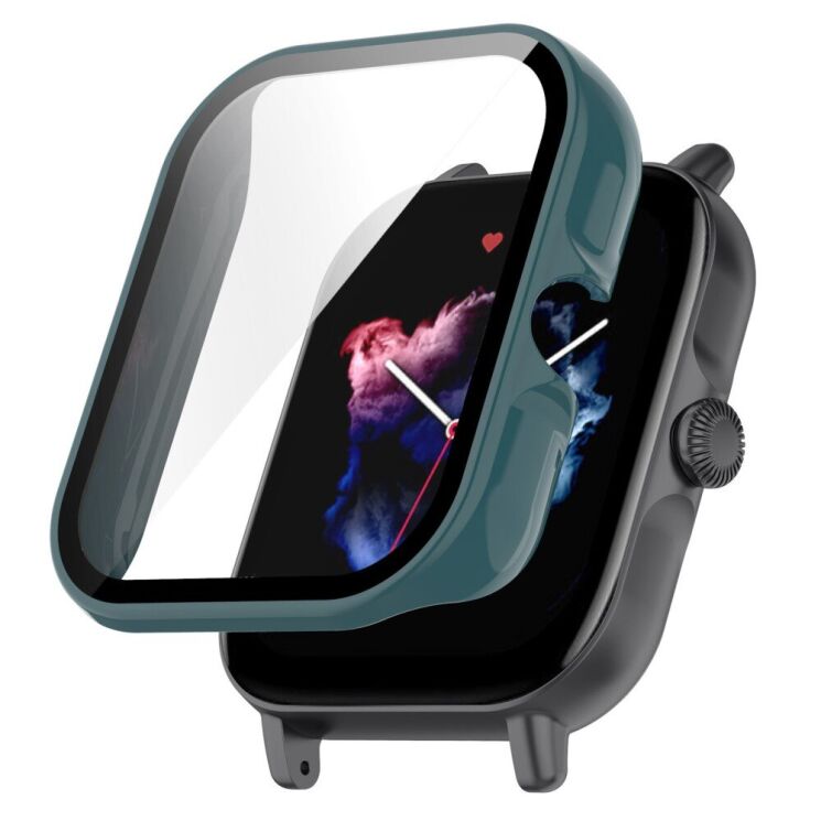 Защитный чехол Deexe Protective Cover для Xiaomi Amazfit GTS 3 - Pine Needle Green: фото 1 из 5