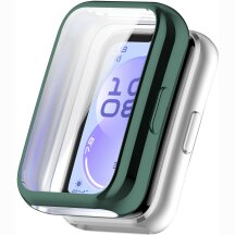 Защитный чехол Deexe Protective Frame для Huawei Band 11 - Electroplated Green: фото 1 из 7