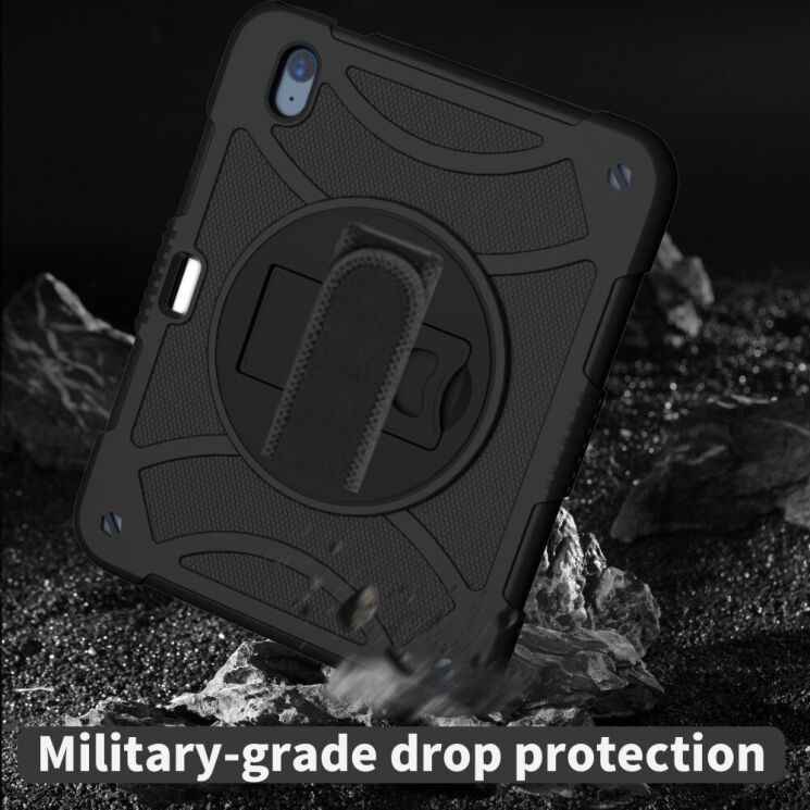 Защитный чехол Deexe Shockproof Case для Apple iPad 10.9 (2022) / iPad 11 (2025) - Black: фото 2 из 6