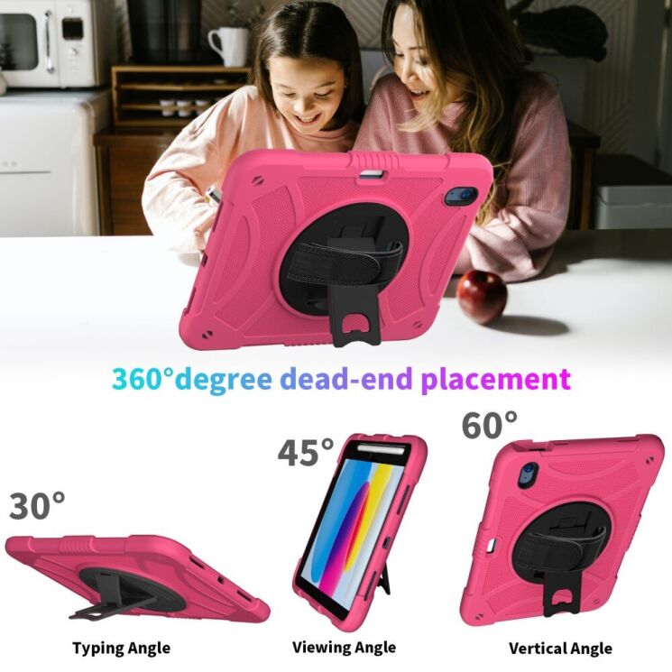 Защитный чехол Deexe Shockproof Case для Apple iPad 10.9 (2022) / iPad 11 (2025) - Black: фото 3 из 6