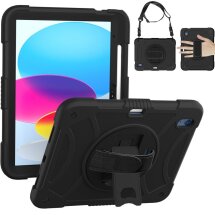 Защитный чехол Deexe Shockproof Case для Apple iPad 10.9 (2022) / iPad 11 (2025) - Black: фото 1 из 6